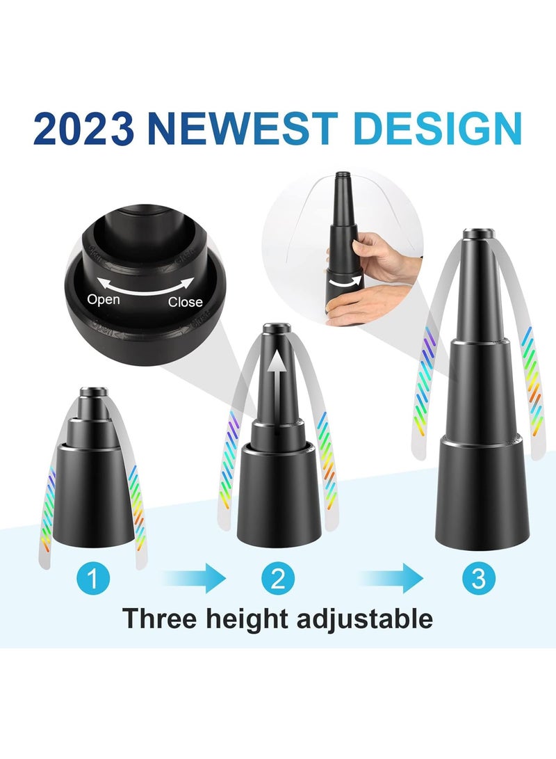 MAKINGTEC Tabletop Food Fans, 3 Height Adjustable Picnic Table Fans to Keep Food Clean, Portable Electric Fans for Home, Picnic, Restaurant, Party - 2 Pack - Image 2